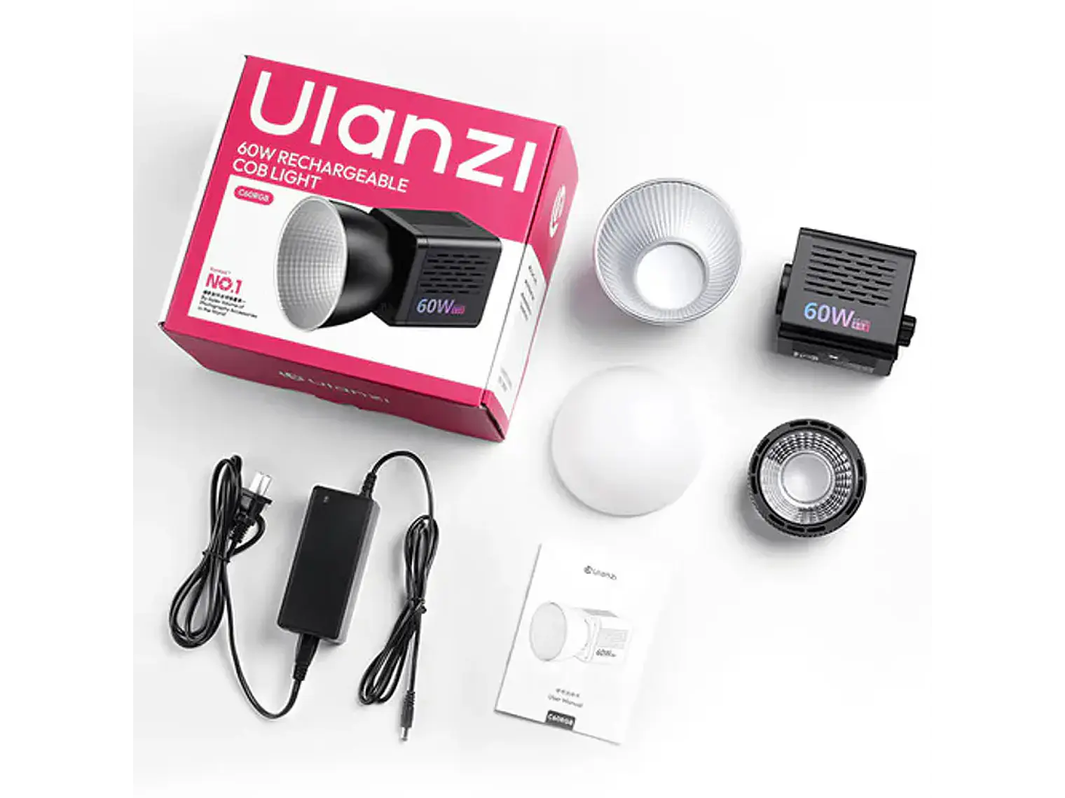 Ulanzi C60RGB Luz Continua RGB 60W 1