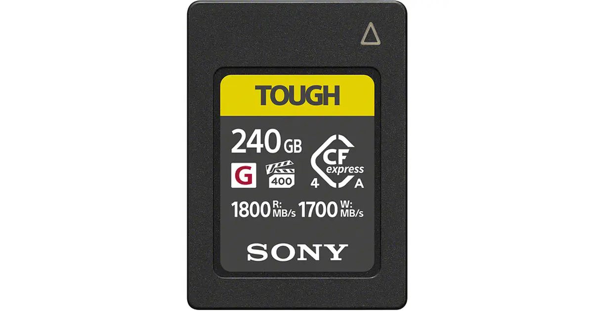 Sony CFexpress 4.0 tipo A TOUGH de 240 GB