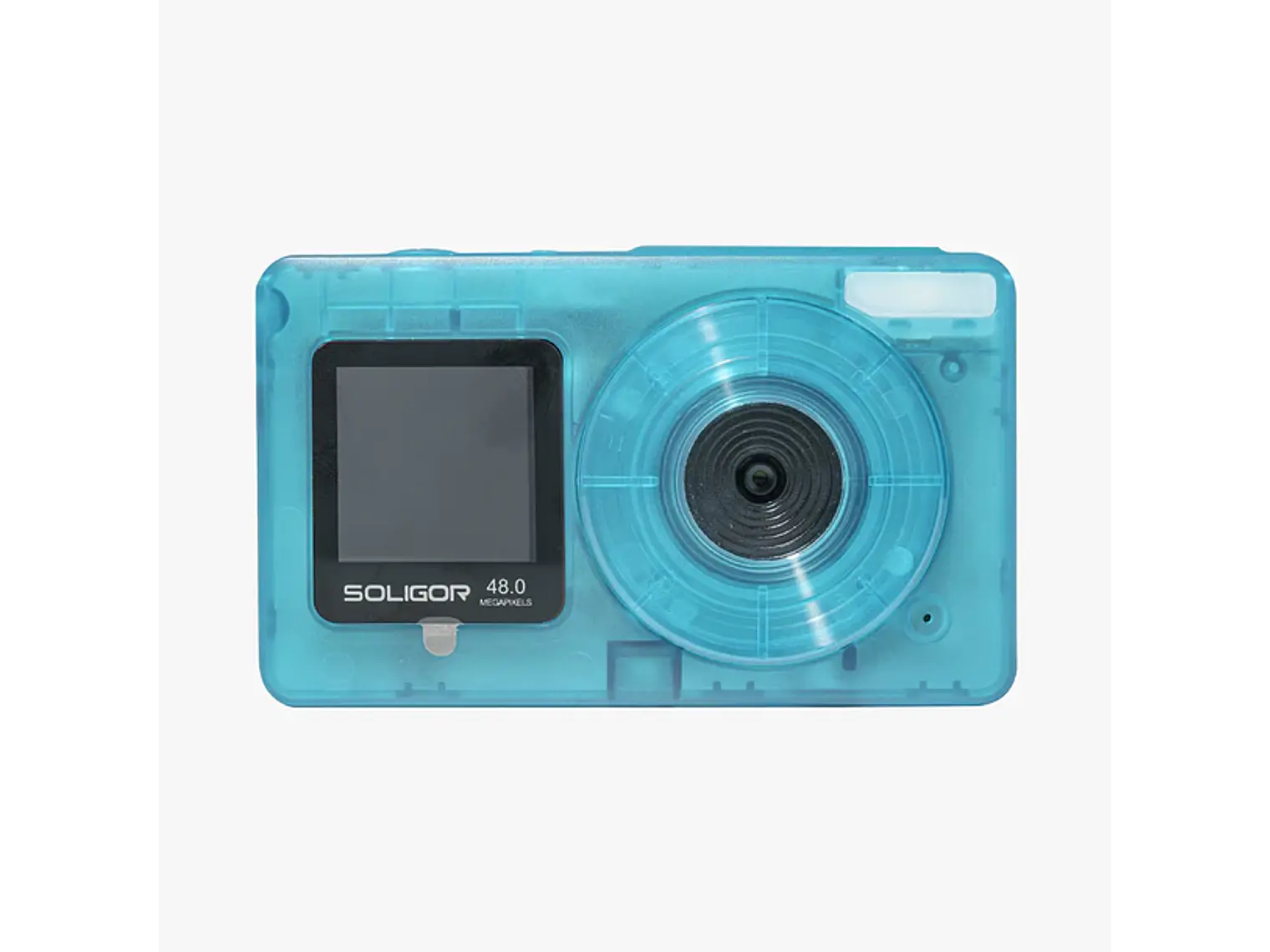SOLIGOR Camara Digital DC06T Selfie Blue TRANSPARENTE 1