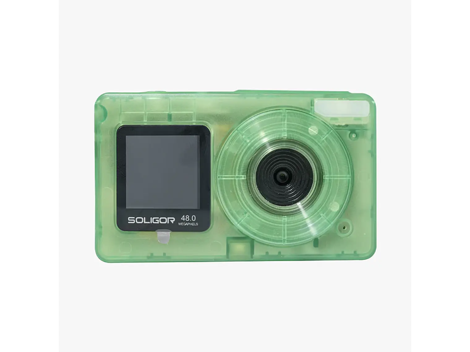 SOLIGOR Camara Digital DC06T Selfie Green TRANSPARENTE 1