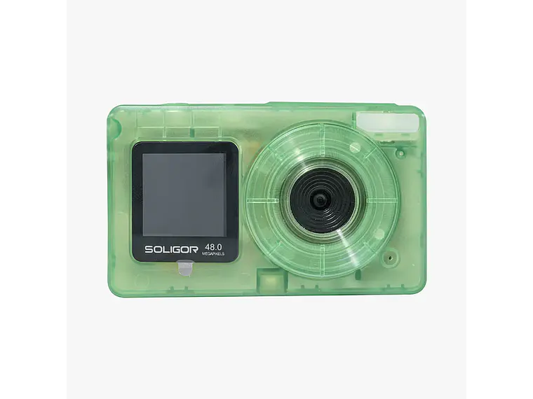 SOLIGOR Camara Digital DC06T Selfie Green TRANSPARENTE 1