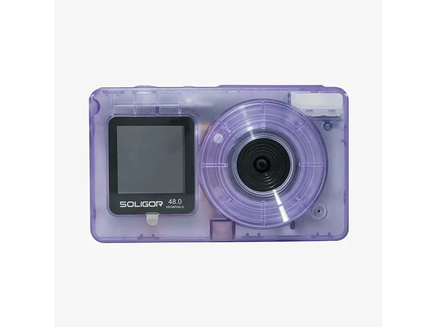 SOLIGOR Camara Digital DC06T Selfie Lila TRANSPARENTE 1
