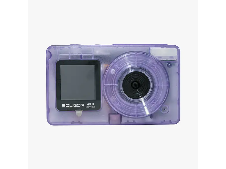 SOLIGOR Camara Digital DC06T Selfie Lila TRANSPARENTE 1