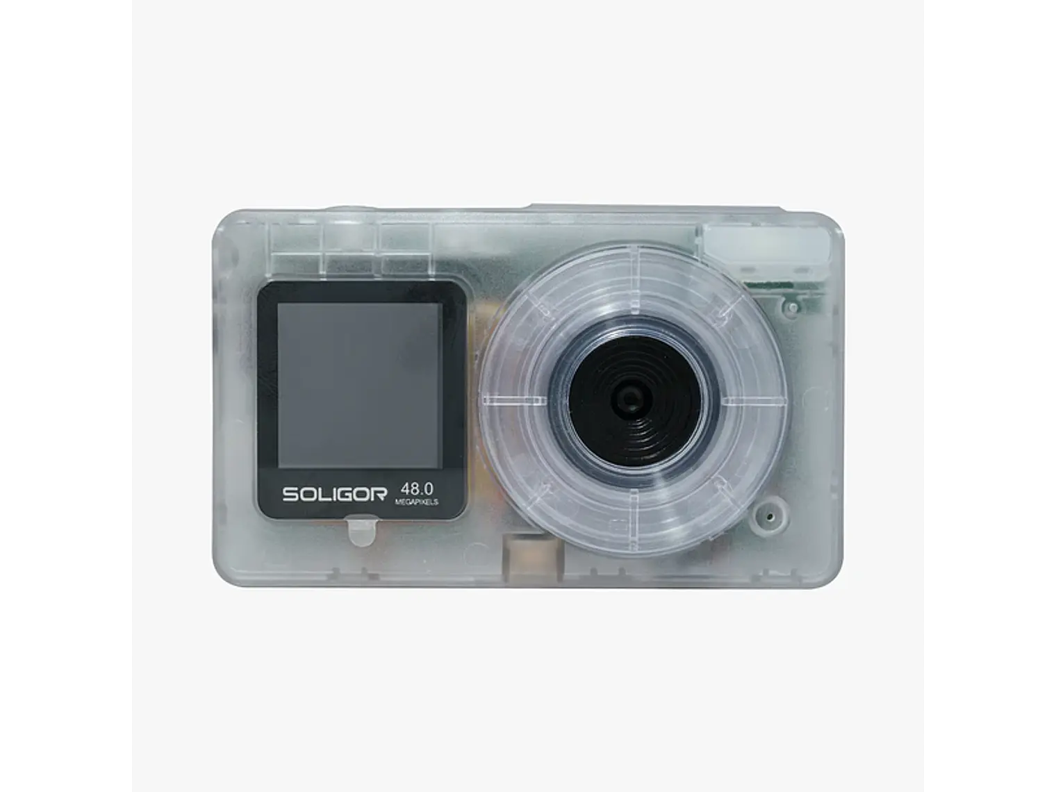 SOLIGOR Camara Digital DC06T Selfie White TRANSPARENTE 1