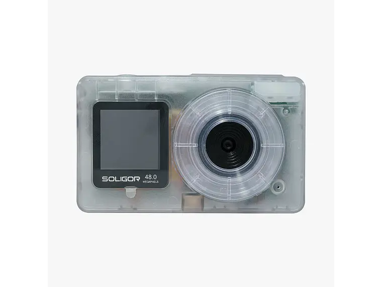 SOLIGOR Camara Digital DC06T Selfie White TRANSPARENTE 1