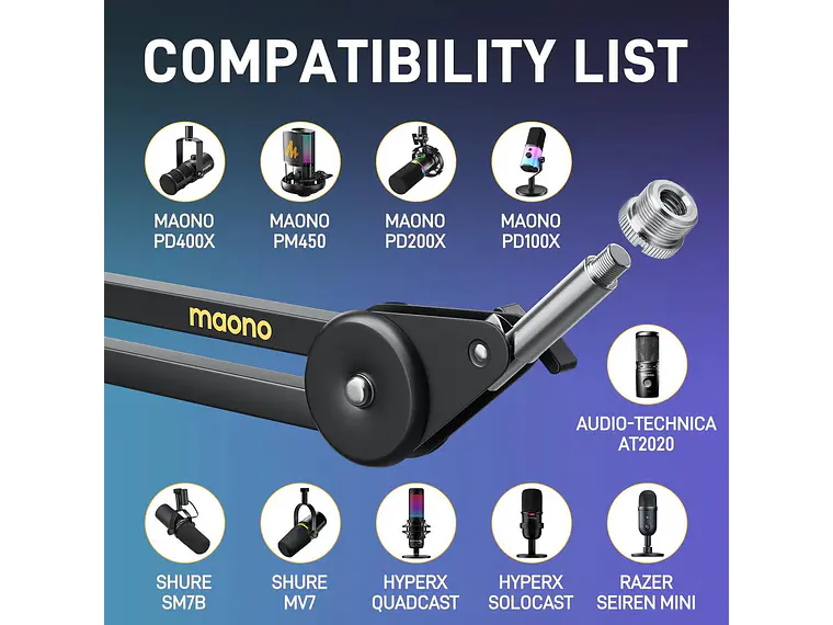 Maono Brazo para microfono Maono BA37 3