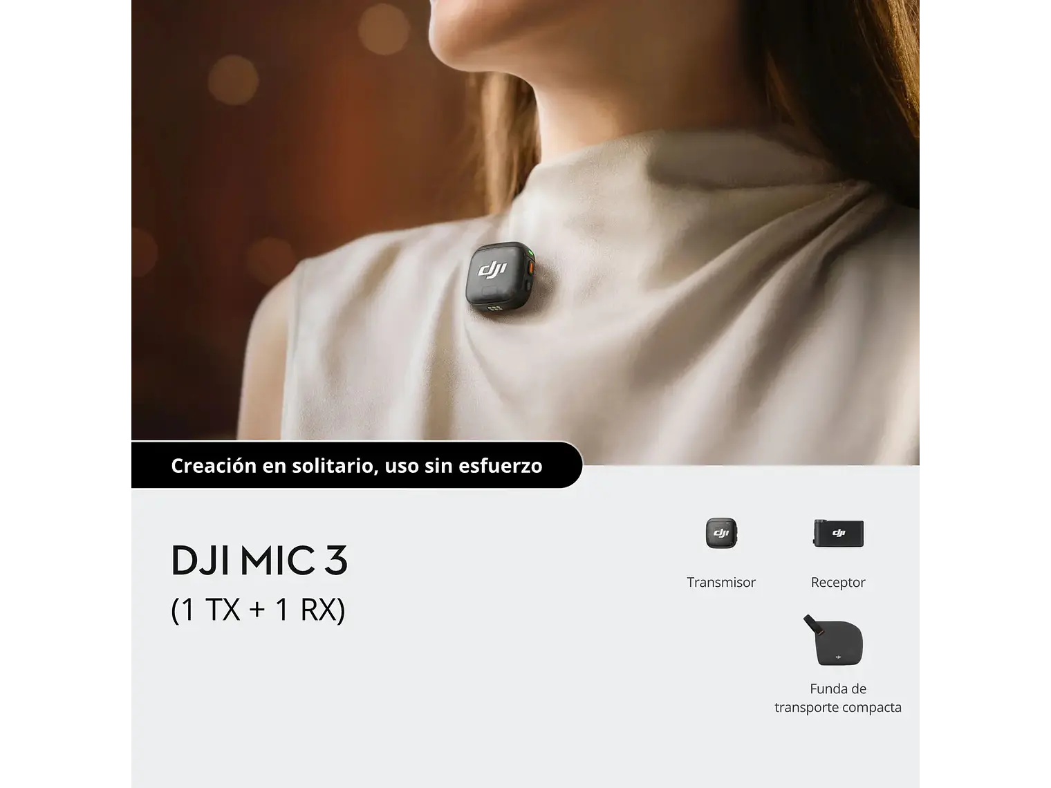 DJI Microfono DJI Mic 3 (1 TX + 1 RX) 4