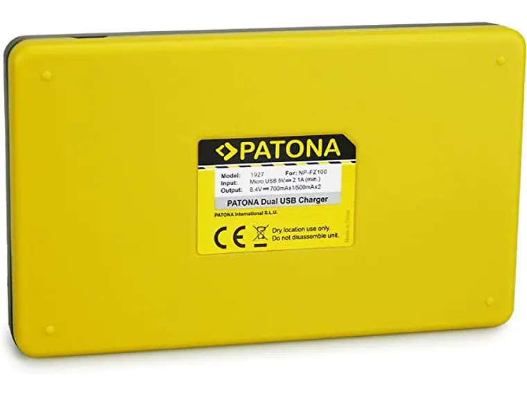 Patona Cargador 1927 Dual USB NP-FZ100 4