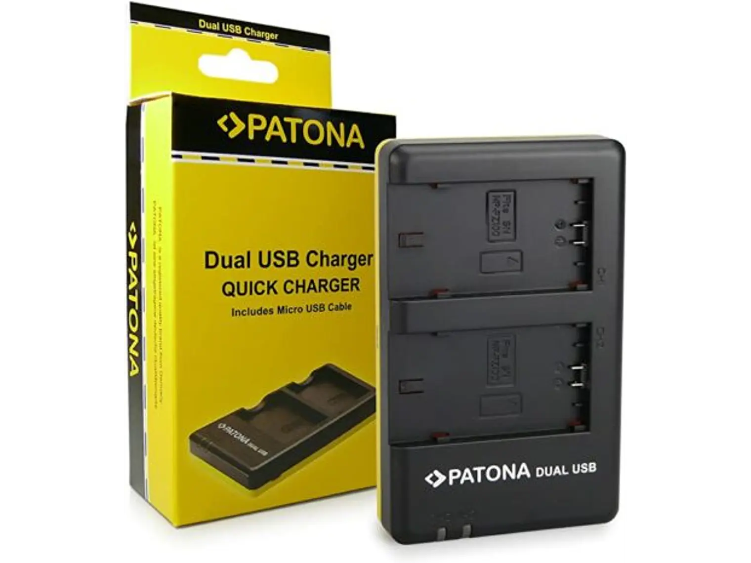 Patona Cargador 1927 Dual USB NP-FZ100 1