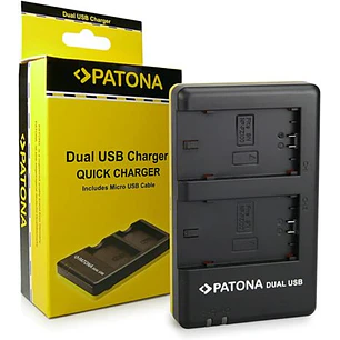 Patona Cargador 1927 Dual USB NP-FZ100