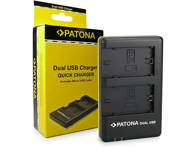 Patona Cargador 1927 Dual USB NP-FZ100 1