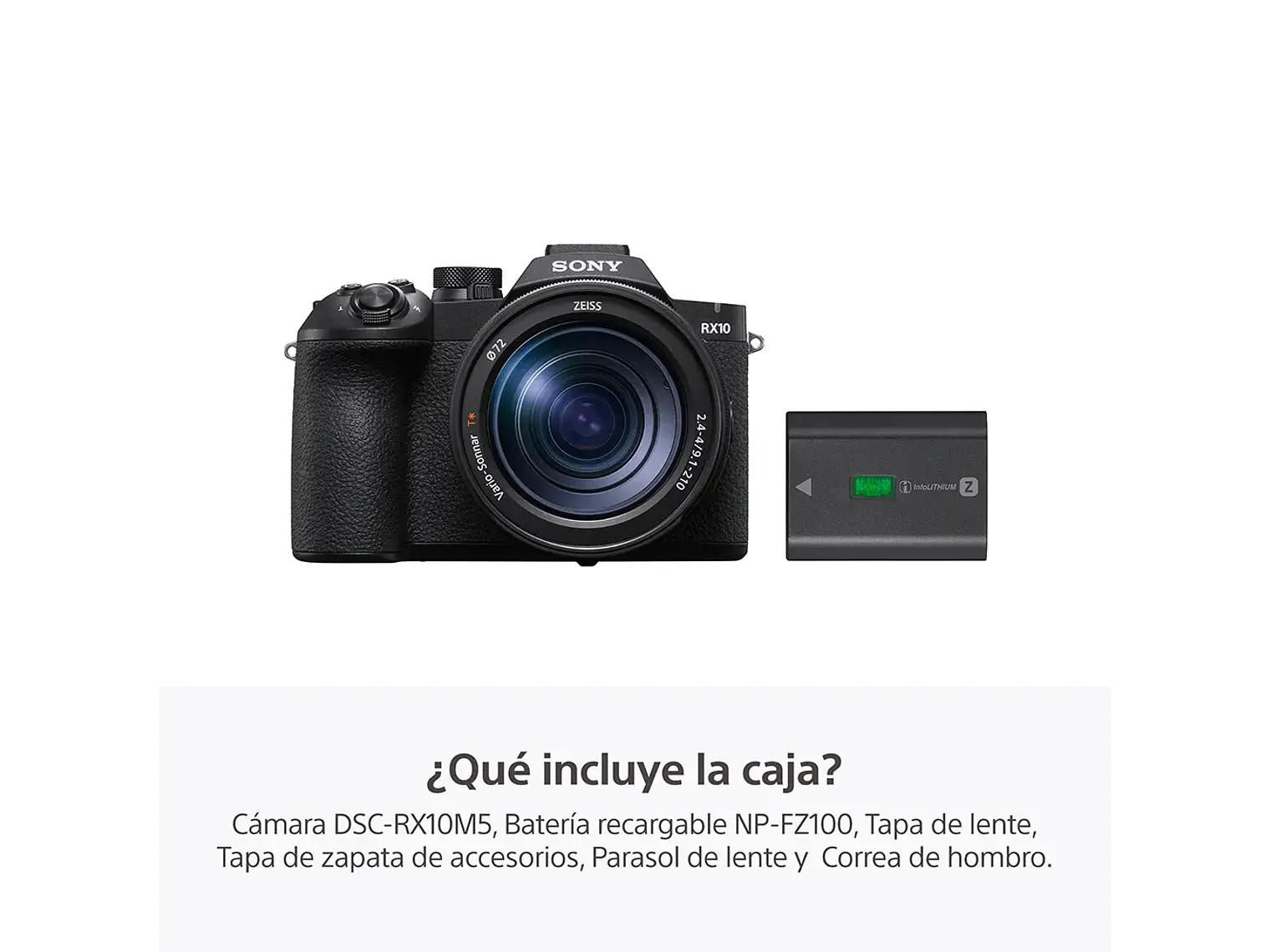 RX10 V: zoom de 24-600 mm (PREVENTA) 10