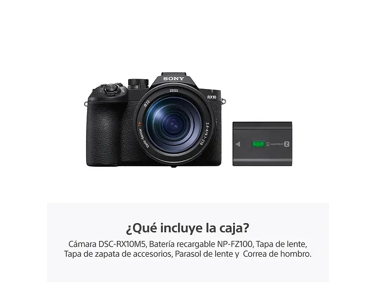 RX10 V: zoom de 24-600 mm (PREVENTA) 10