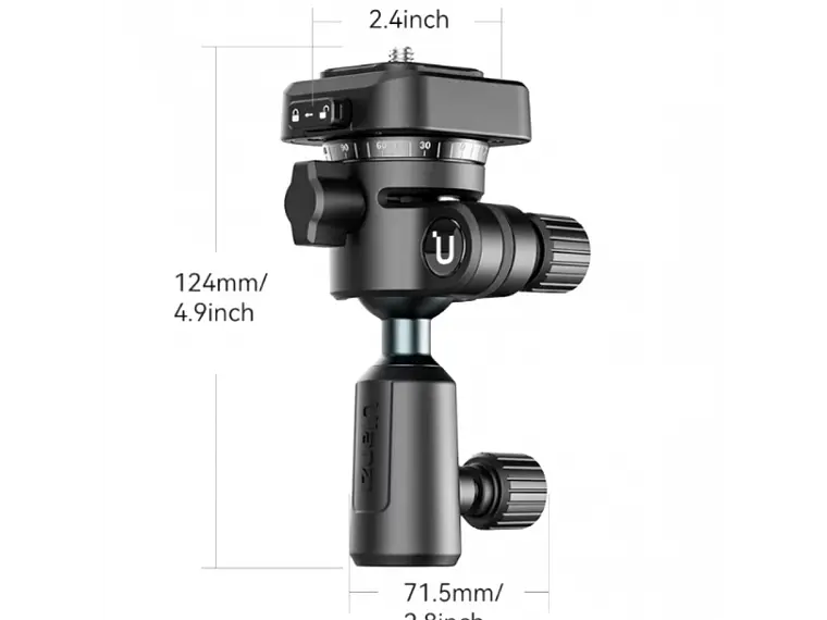 Ulanzi TH02 Cabezal de Bola Para Pie de Iluminación 360 Grados 2