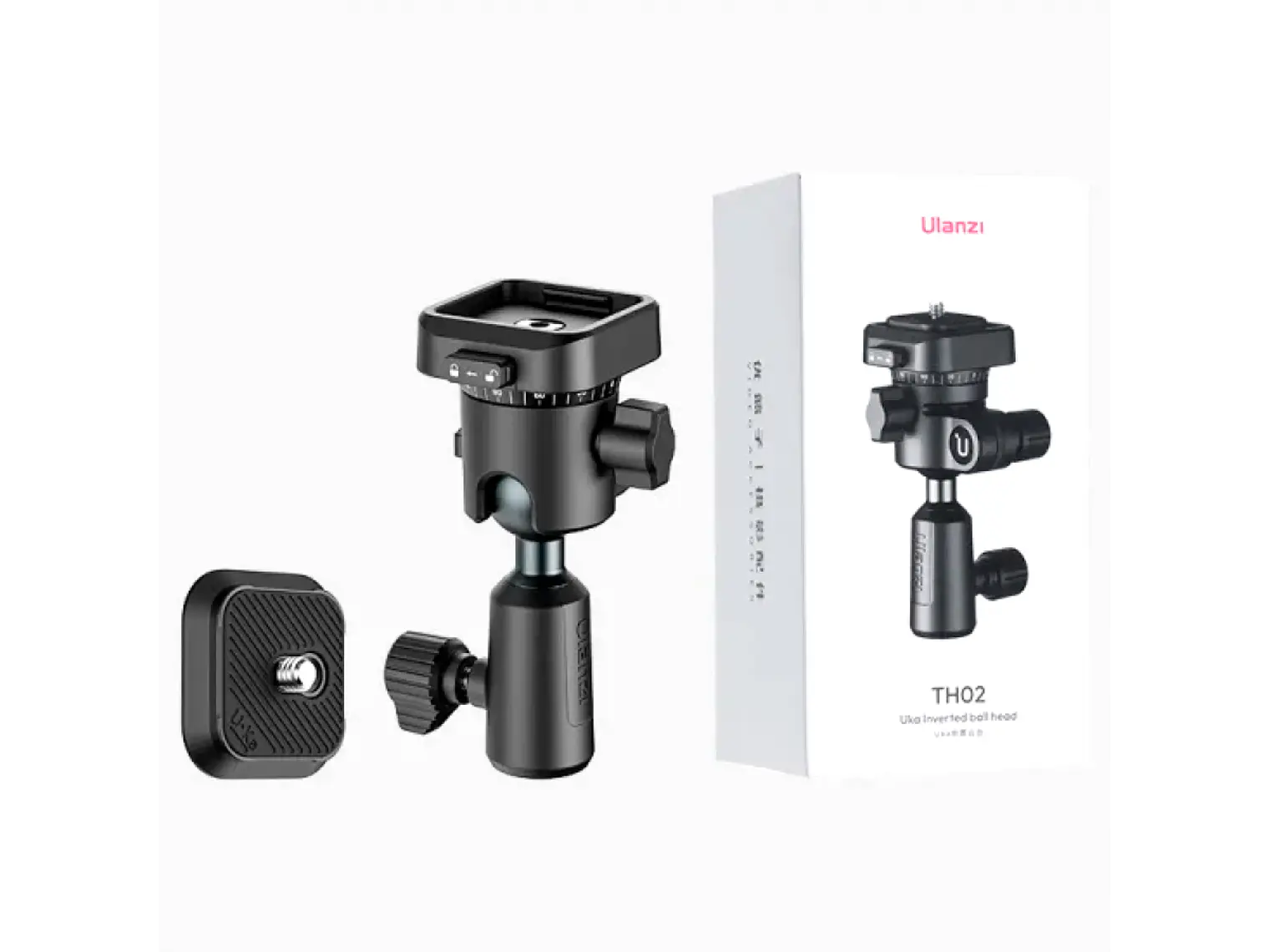 Ulanzi TH02 Cabezal de Bola Para Pie de Iluminación 360 Grados 4