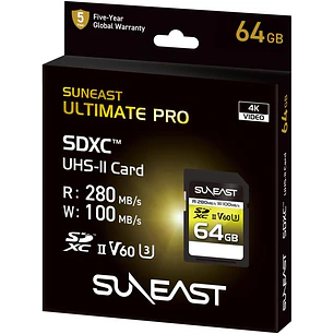 Suneast Tarjeta SDXC 64GB V60