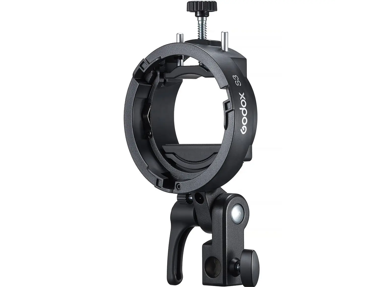 Godox S3 Soporte Para Flash Con Montura Bowens y Porta Paraguas 2