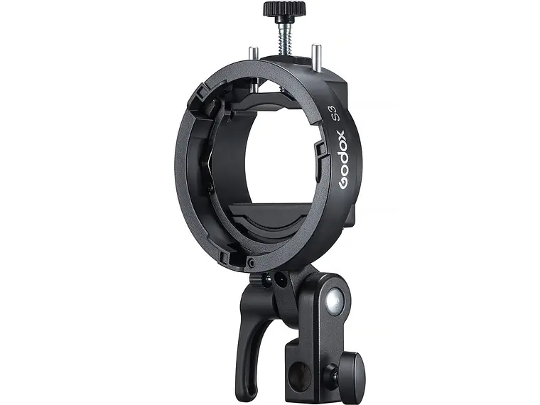 Godox S3 Soporte Para Flash Con Montura Bowens y Porta Paraguas 2