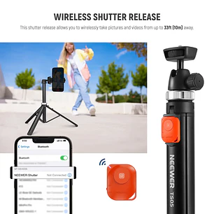 Trípode de Viaje Neewer TS05 160 cm para Teléfono y Cámara