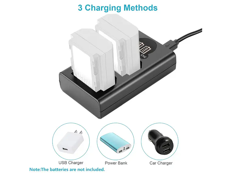 Cargador Dual USB Neewer para Baterías NP-FZ100 2