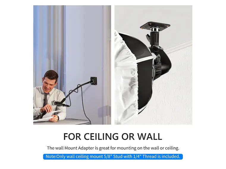 Soporte Techo/Pared Neewer con Espiga 5/8
