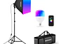 Kit de iluminación NEEWER NK800 de 60x60cm con softbox RGB - Miniatura 1