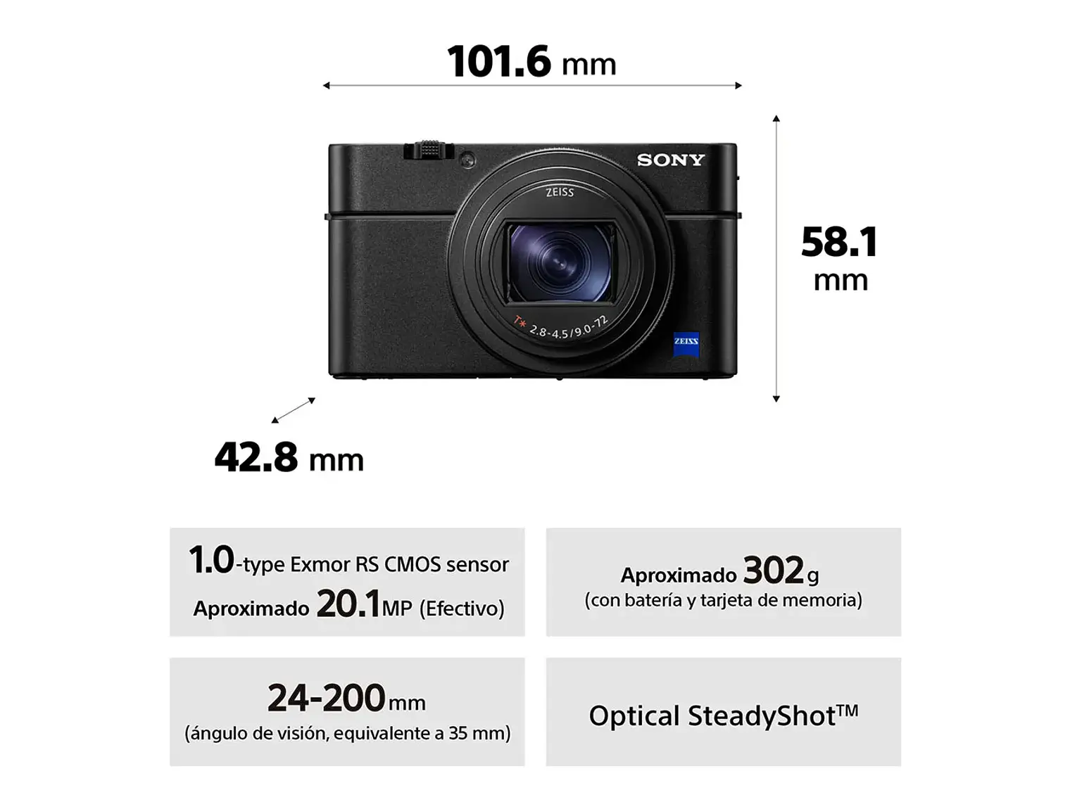 SONY Cámara compacta RX100 VII 6