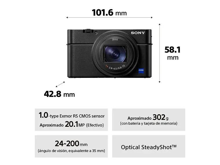 SONY Cámara compacta RX100 VII 6