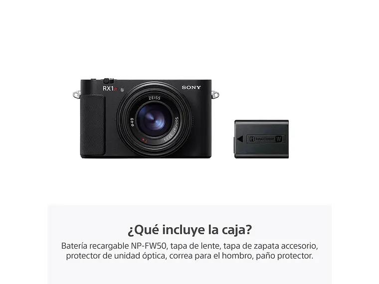 SONY cámara compacta RX1R III 5