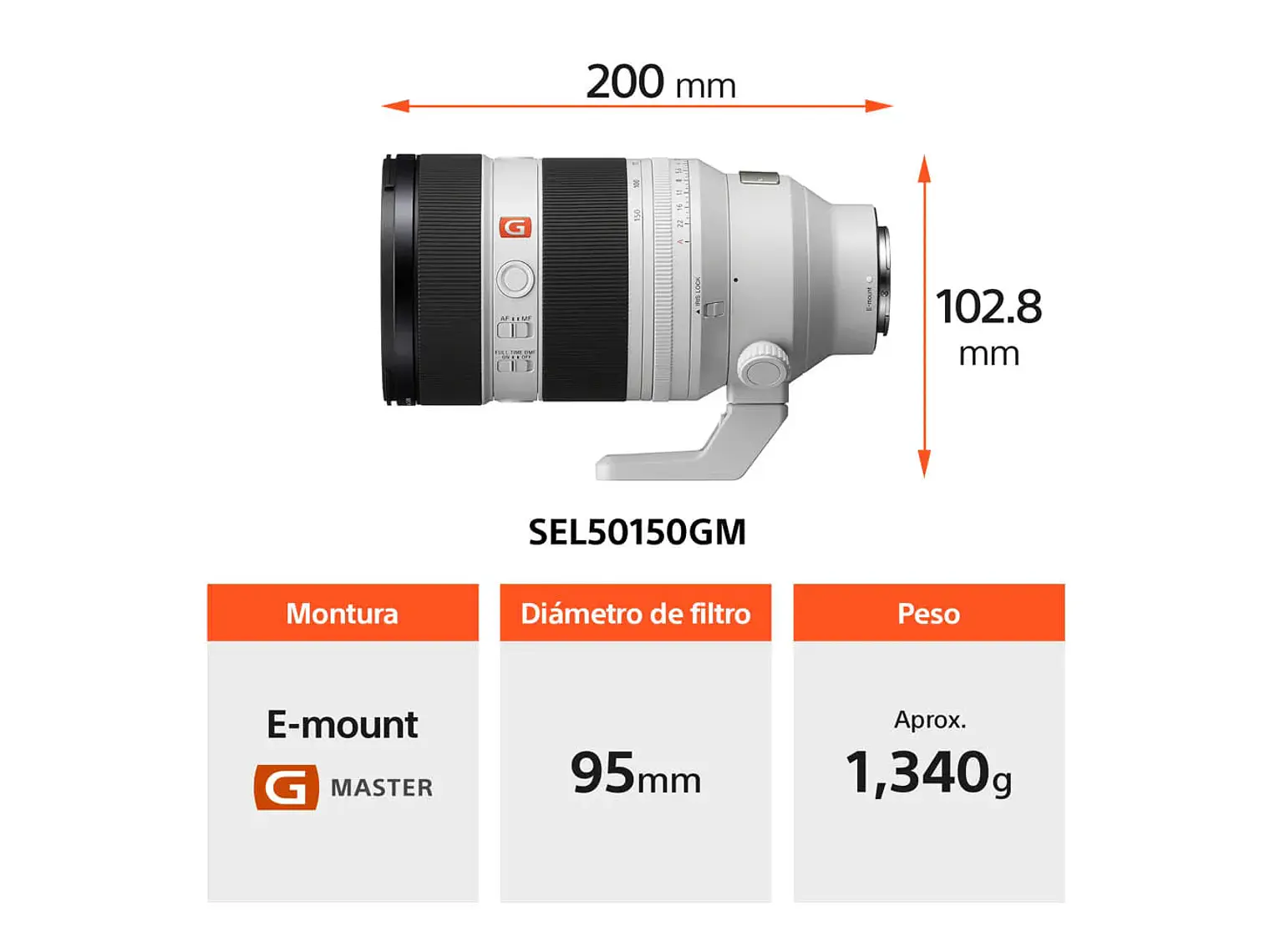 FE de 50-150 mm F2 GM 5