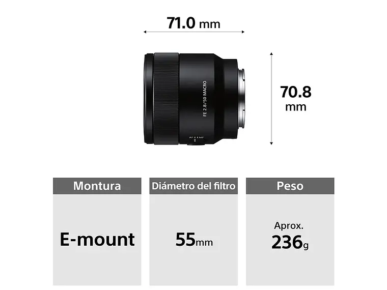 Macro FE de 50 mm F2.8 4