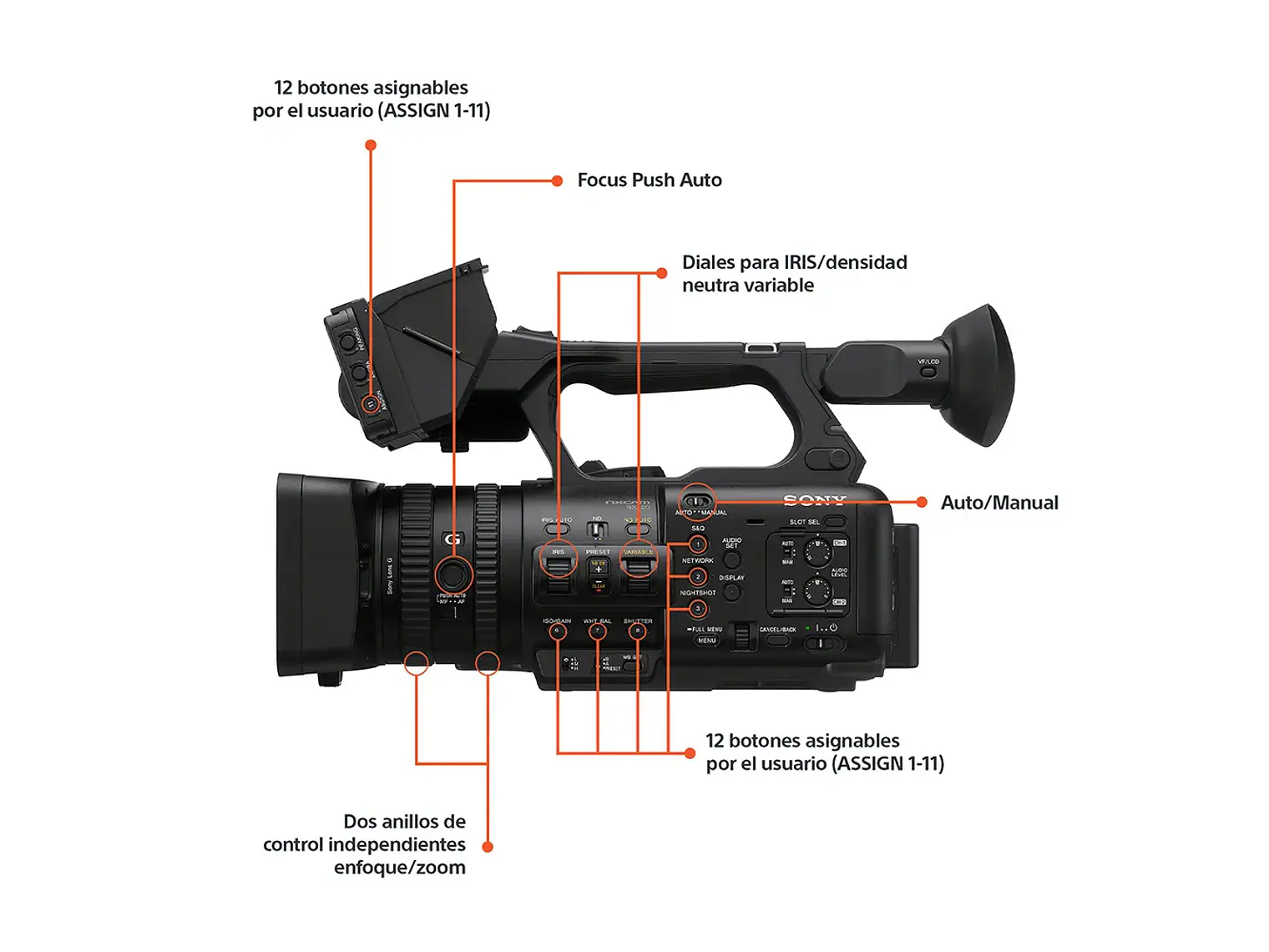 Cámara Profesional HXR-NX800 2