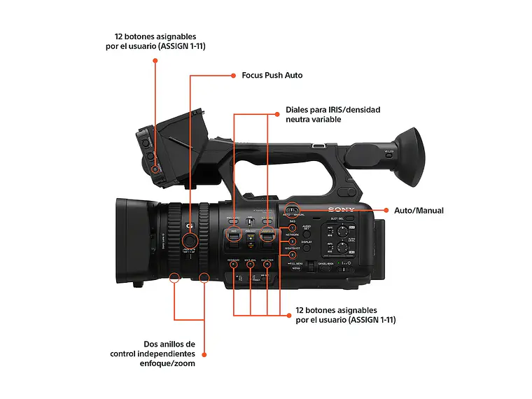 Cámara Profesional HXR-NX800 2