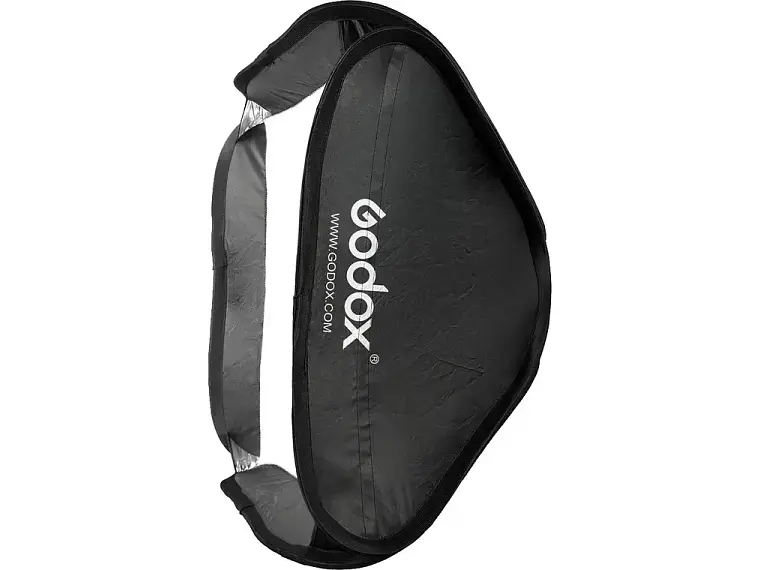 Godox Softbox 80x80 + Adaptador Bowens para flash speedlight 1