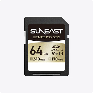 Suneast Tarjeta SDXC 64GB V30