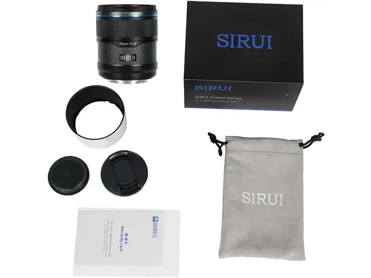 SIRUI Lente Sniper 75mm F1.2 AF Sony E 3