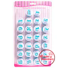 Cortadores letras Abecedario Minúsculas con Expulsor 26 piezas 1