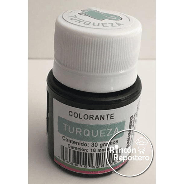 Colorante Gel 30[gr] color Turquesa Kreatortas  