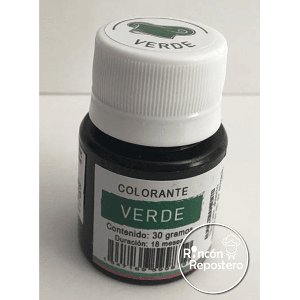 Colorante Gel 30[gr] color Verde Kreatortas  