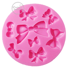 Molde de silicona 8 moñitos / lazos 1