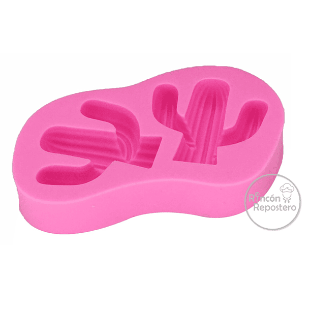 Molde silicona 2 Cactus 