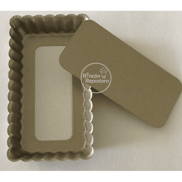 Molde desmontable Rectangular mini kuchen 
