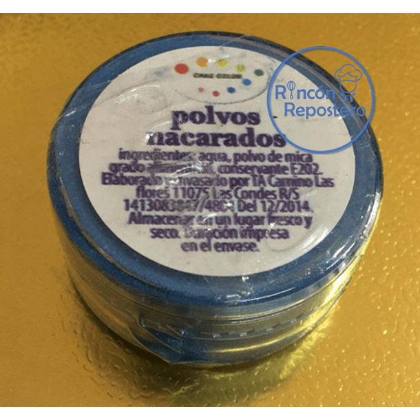 Polvos Nacarados - Azul 
