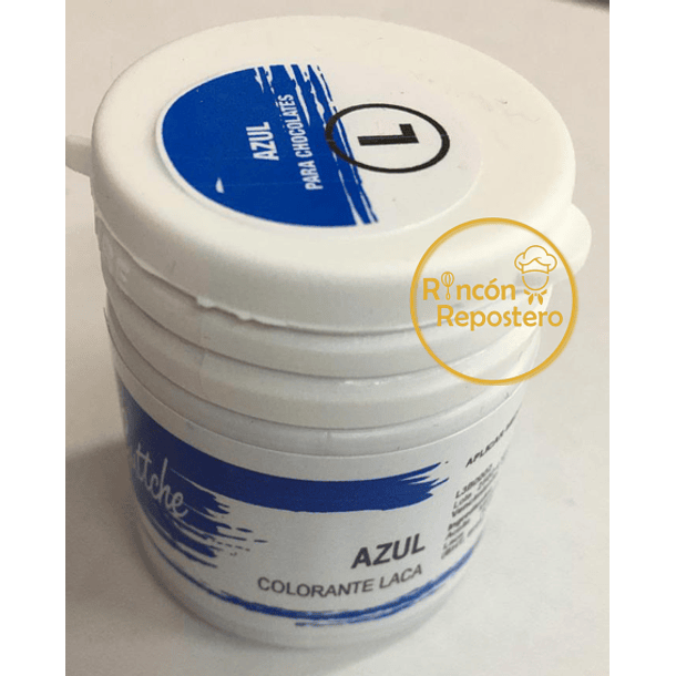 Colorante Laca Azul para Chocolate Guttche 