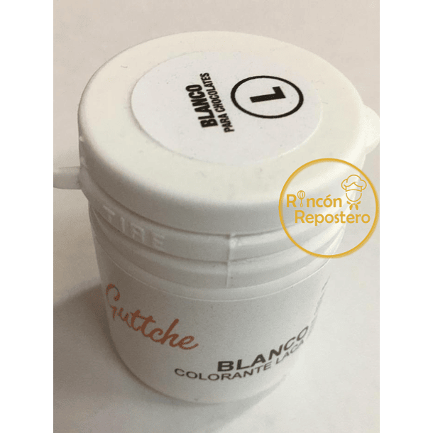 Colorante Laca Blanco para Chocolate Guttche 