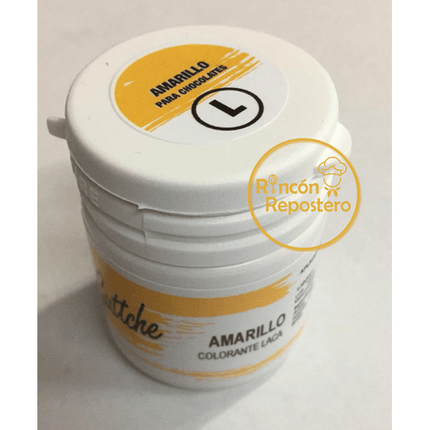 Colorante Laca Amarillo para Chocolate Guttche 