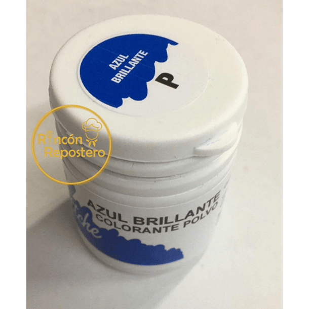 Colorante Polvo 15[gr] color Azul Brillante Guttche 