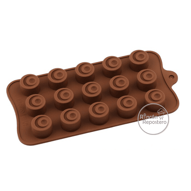 Molde Silicona Bombones Anillo Vortice de Chocolate 21.3x11cm 