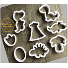 Set cortadores de galletas Dinosaurios 8 unidades 1
