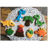 Set cortadores de galletas Dinosaurios 8 unidades
